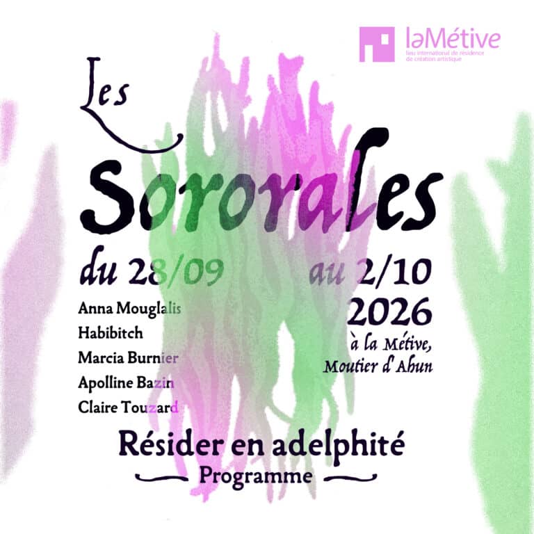 Illustration de l'événement : Les Sororales · Résider en adelphité