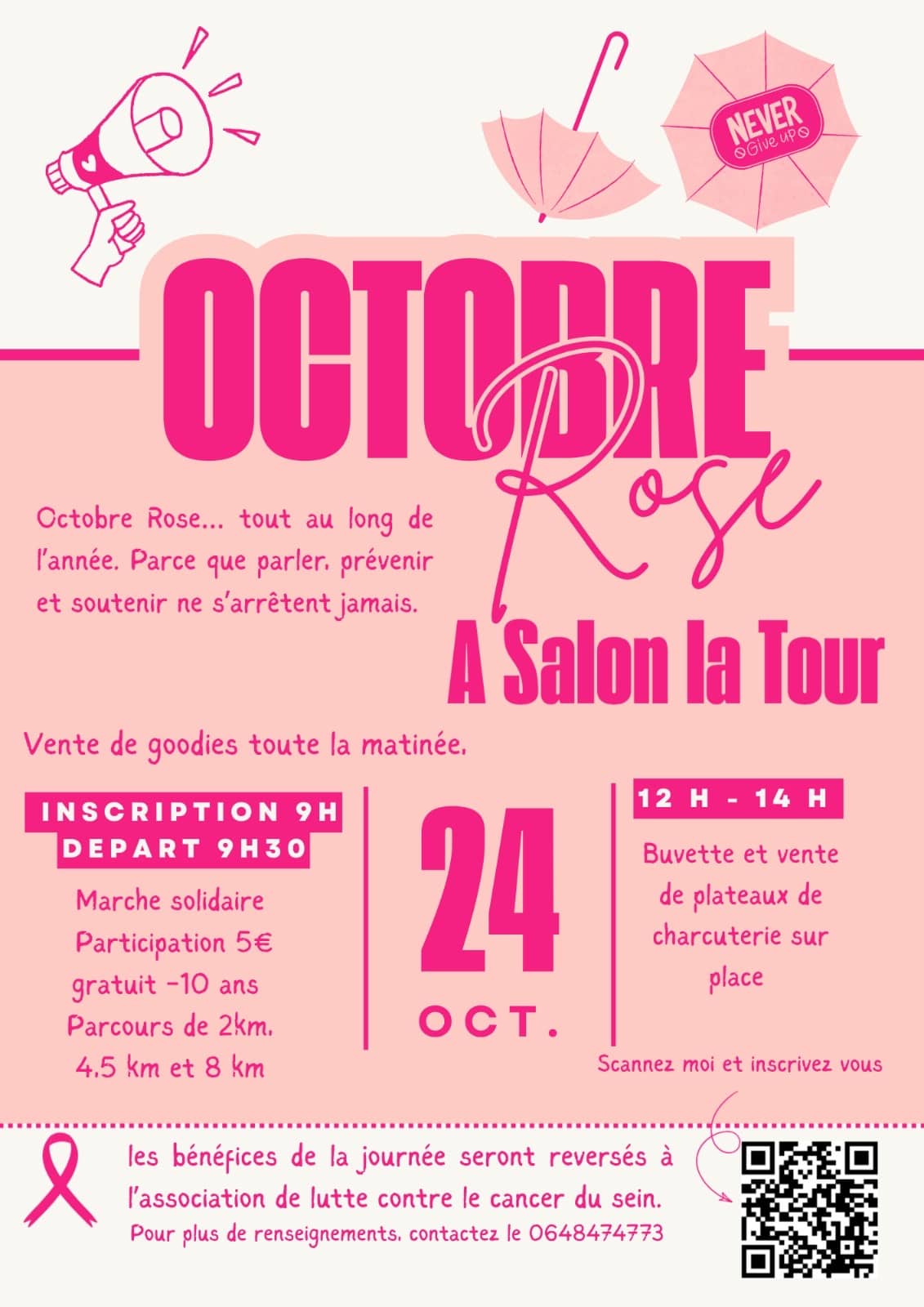 Illustration de l'événement : Marche Rose à Salon-la-Tour