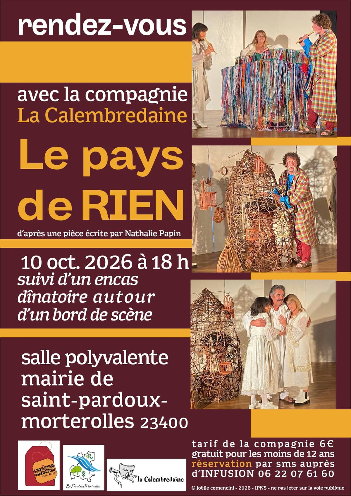 Illustration de l'événement : Le pays de rien, compagnie La Calembredaine