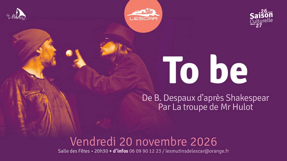Illustration de l'événement : Théâtre: To be