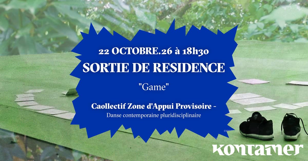 Illustration de l'événement : Sortie de résidence du collectif Zone d'Appui Provisoire ”Game” - Danse contemporaine pluridisciplinaire