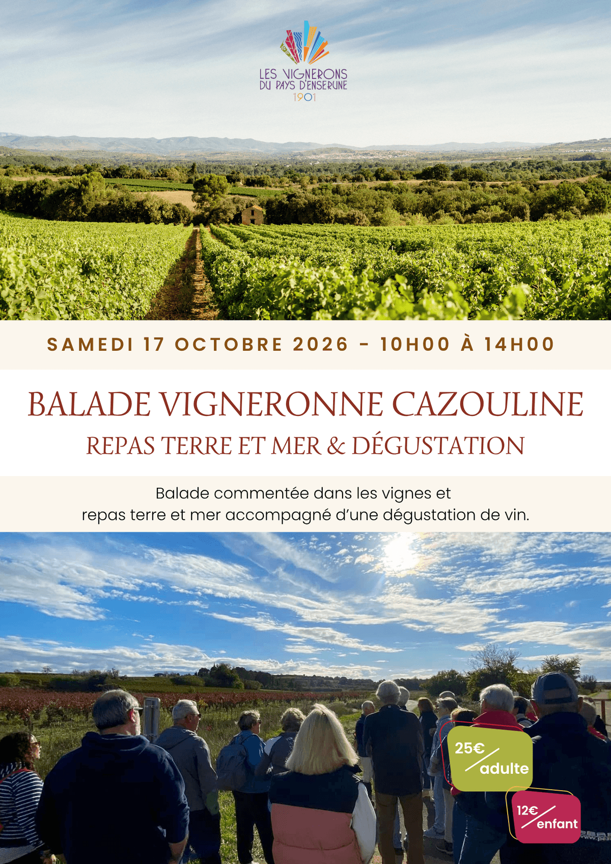 Illustration de l'événement : BALADE VIGNERONNE CAZOULINE