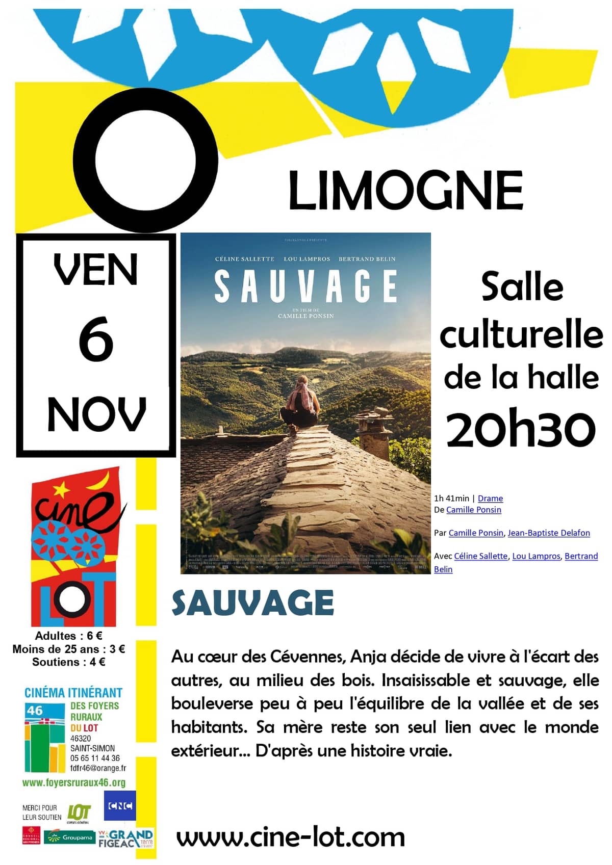 Illustration de l'événement : Ciné-Lot : "Sauvage"