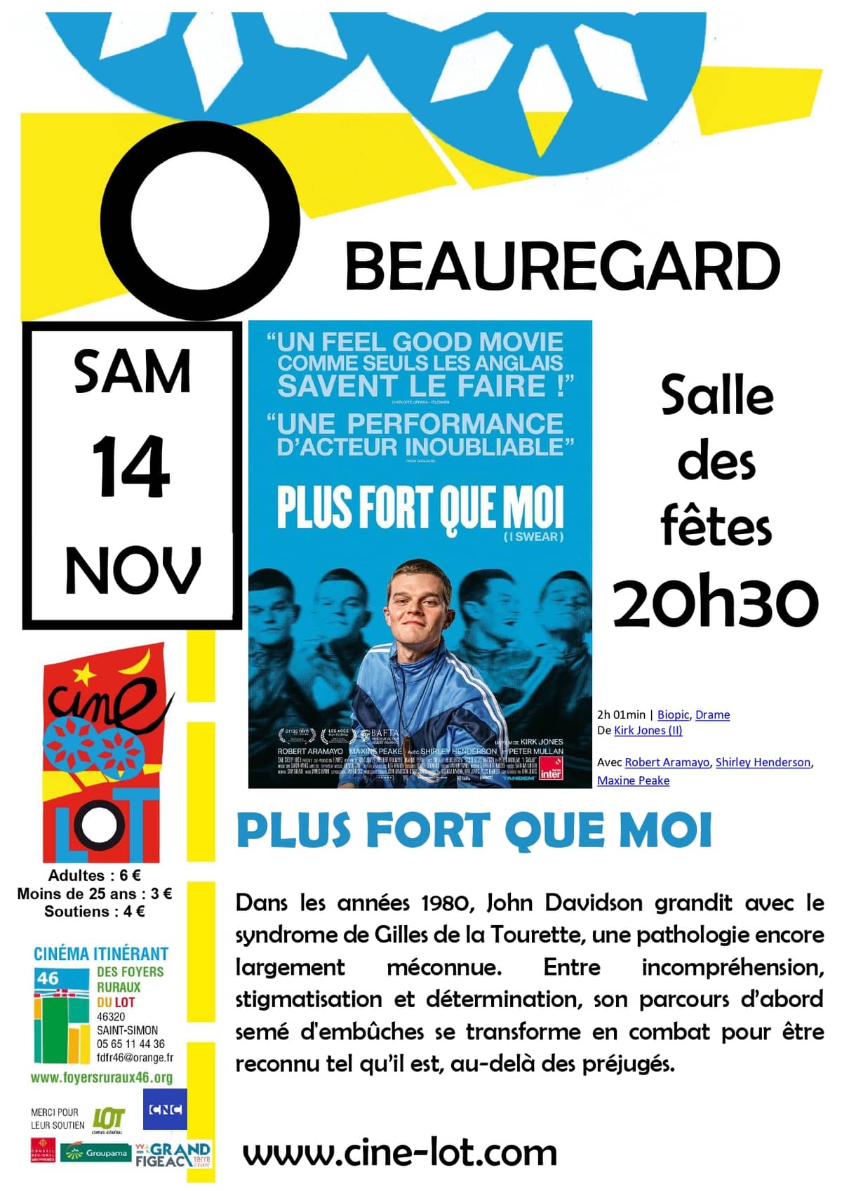 Illustration de l'événement : Ciné-Lot : "Plus fort que moi"
