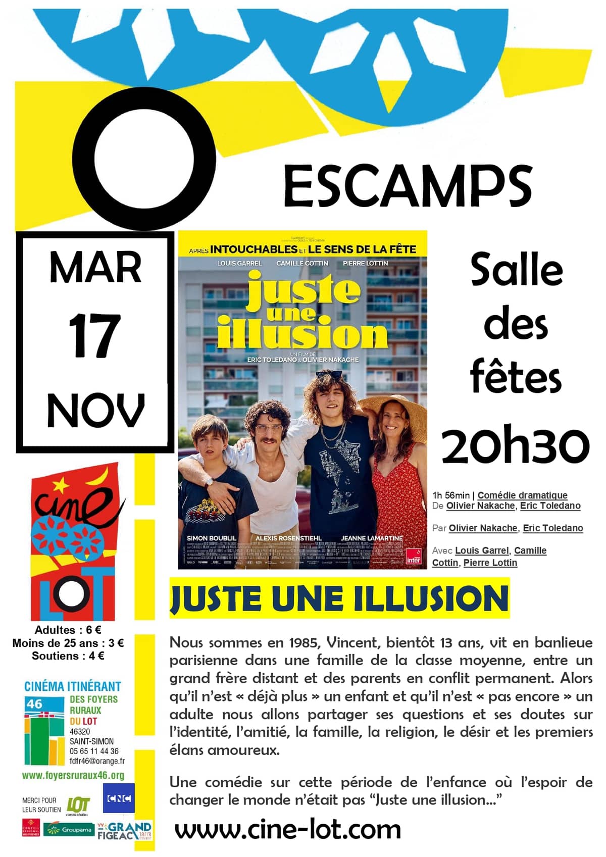 Illustration de l'événement : Ciné-Lot : "Juste une illusion"