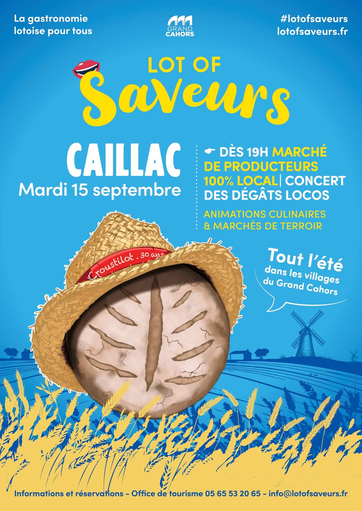 Illustration de l'événement : Lot Of Saveurs : marché gourmand à Caillac