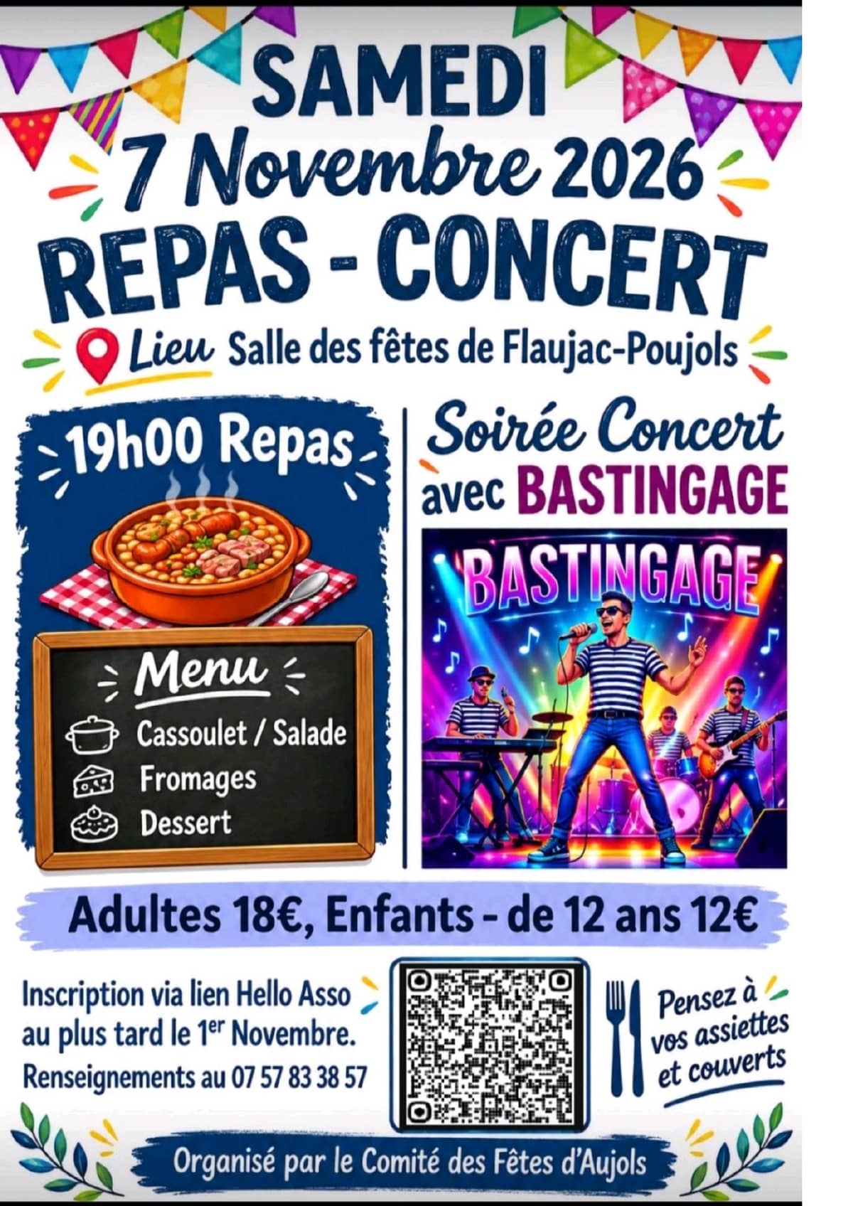 Illustration de l'événement : Repas-concert avec Bastingage