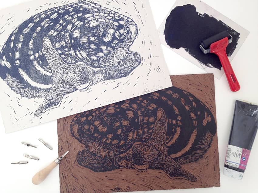 Illustration de l'événement : Atelier d’initiation à la linogravure