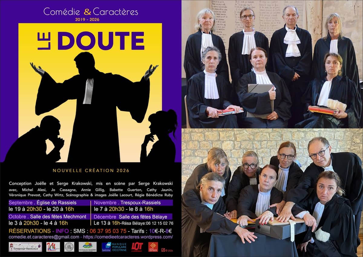 Illustration de l'événement : Spectacle de théâtre contemporain « Le Doute »
