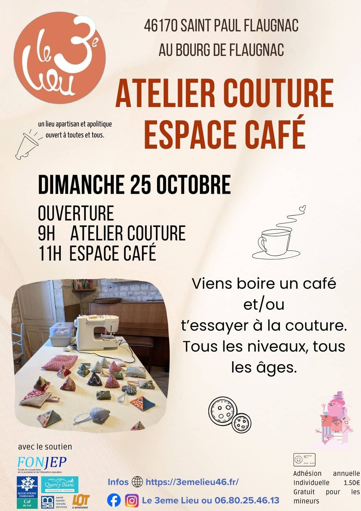 Illustration de l'événement : Atelier vannerie pour débutant(e)s au 3e lieu