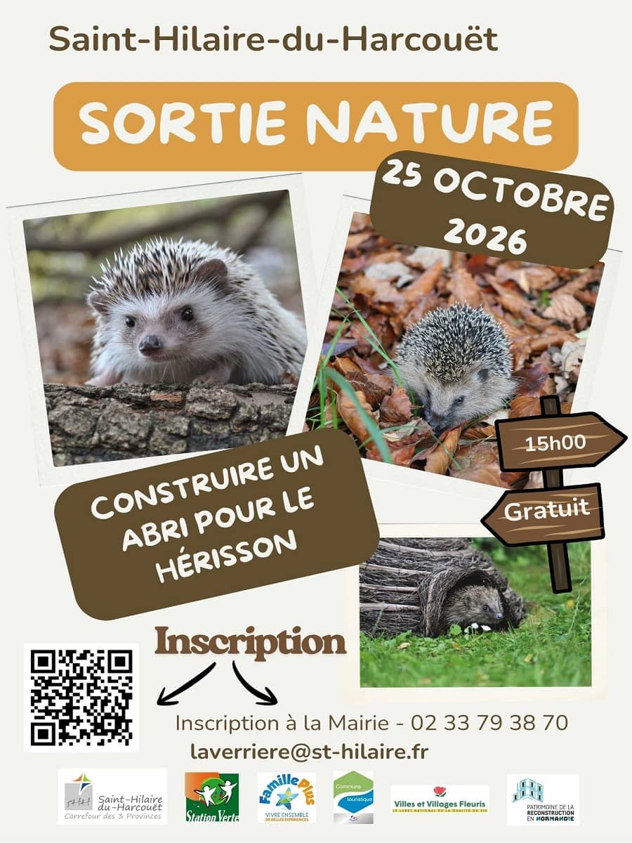 Illustration de l'événement : Atelier nature : construire un abri pour le hérisson