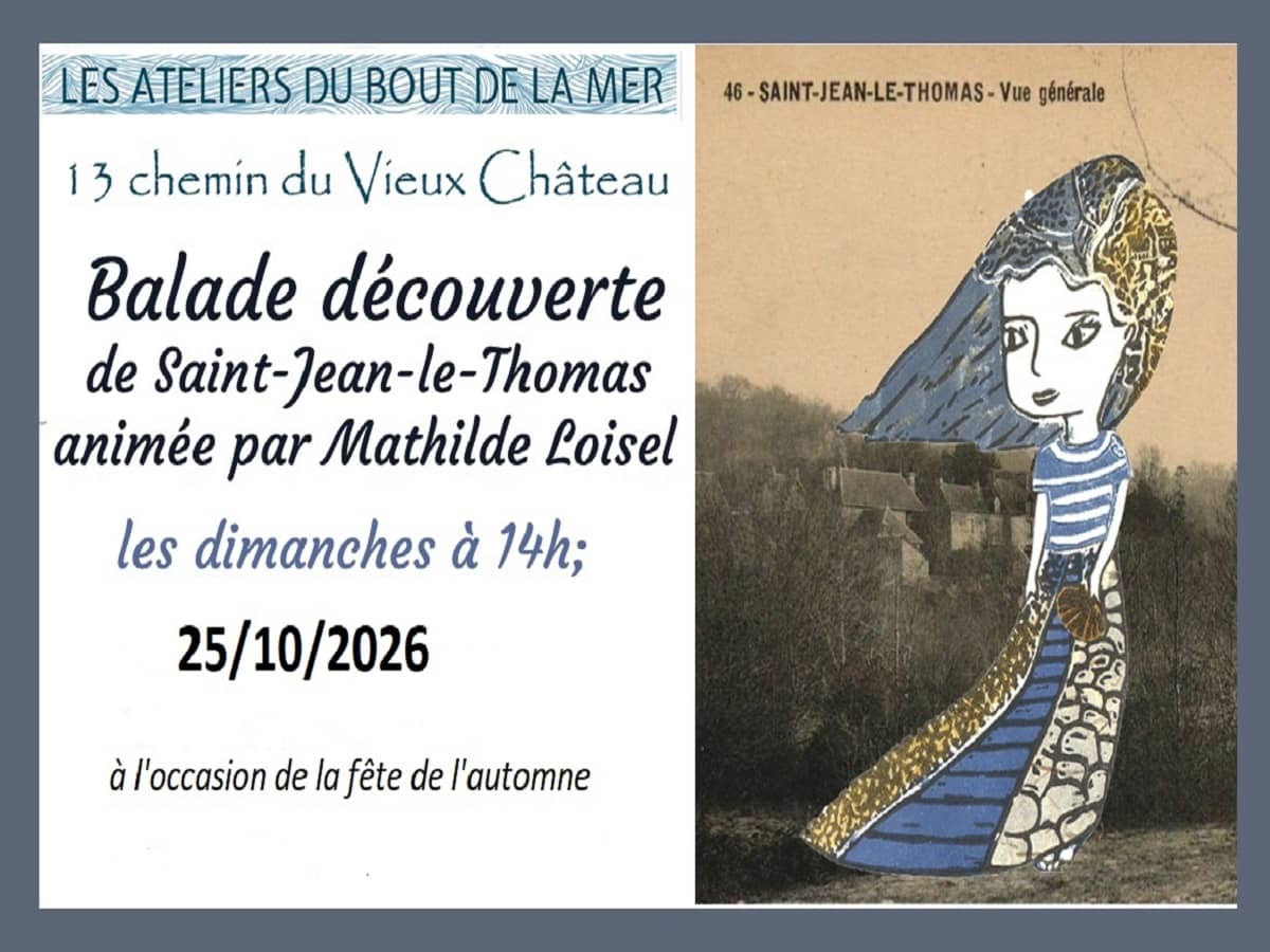 Illustration de l'événement : Balade artistique de St Jean-le-Thomas à l'occasion de la fête de l'automne