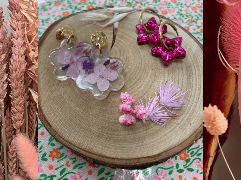 Illustration de l'événement : Boucles d'oreilles en résine