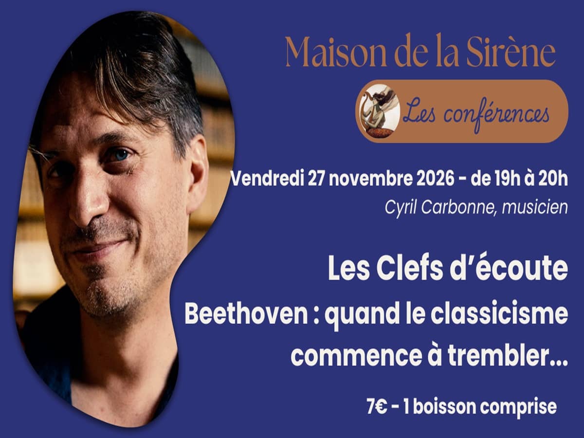 Illustration de l'événement : Conférence > Les Clefs d’écoute : Beethoven : quand le classicisme commence à trembler...