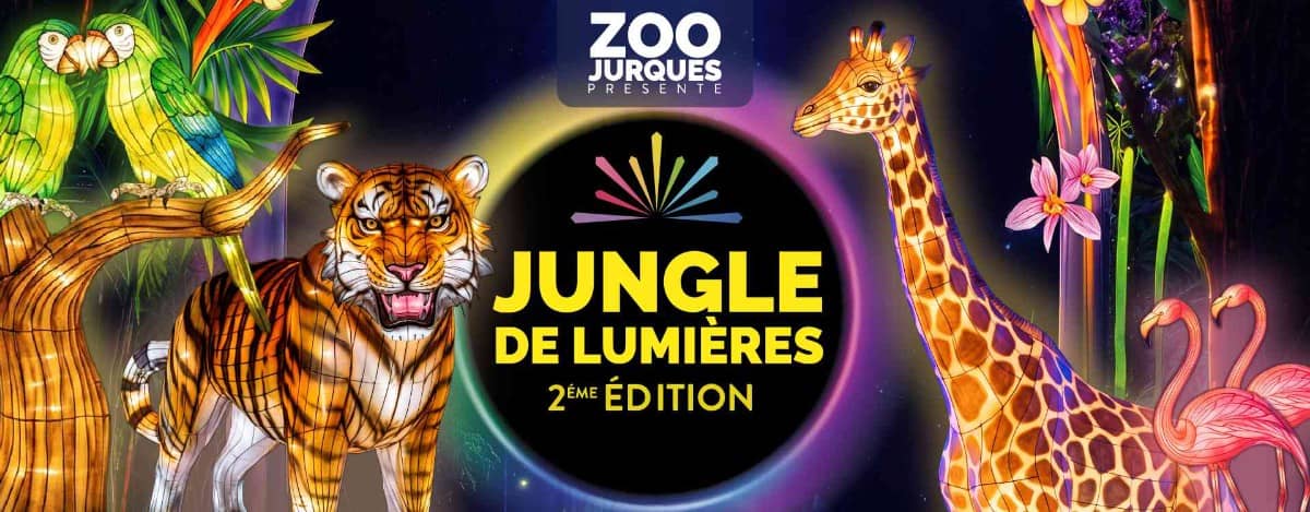 Illustration de l'événement : Jungle de Lumières au Zoo de Jurques
