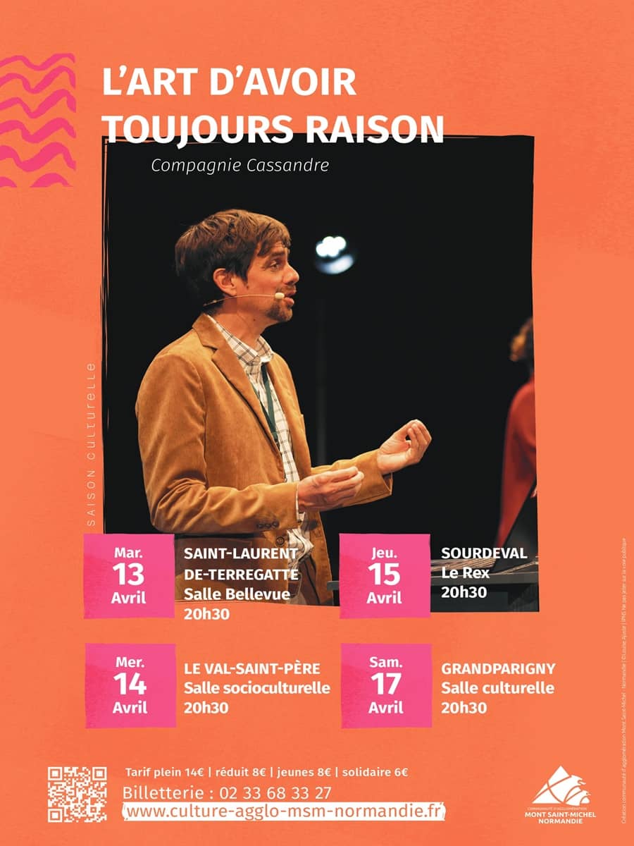 Illustration de l'événement : Saison Culturelle > Théâtre "L'art d'avoir toujours raison"