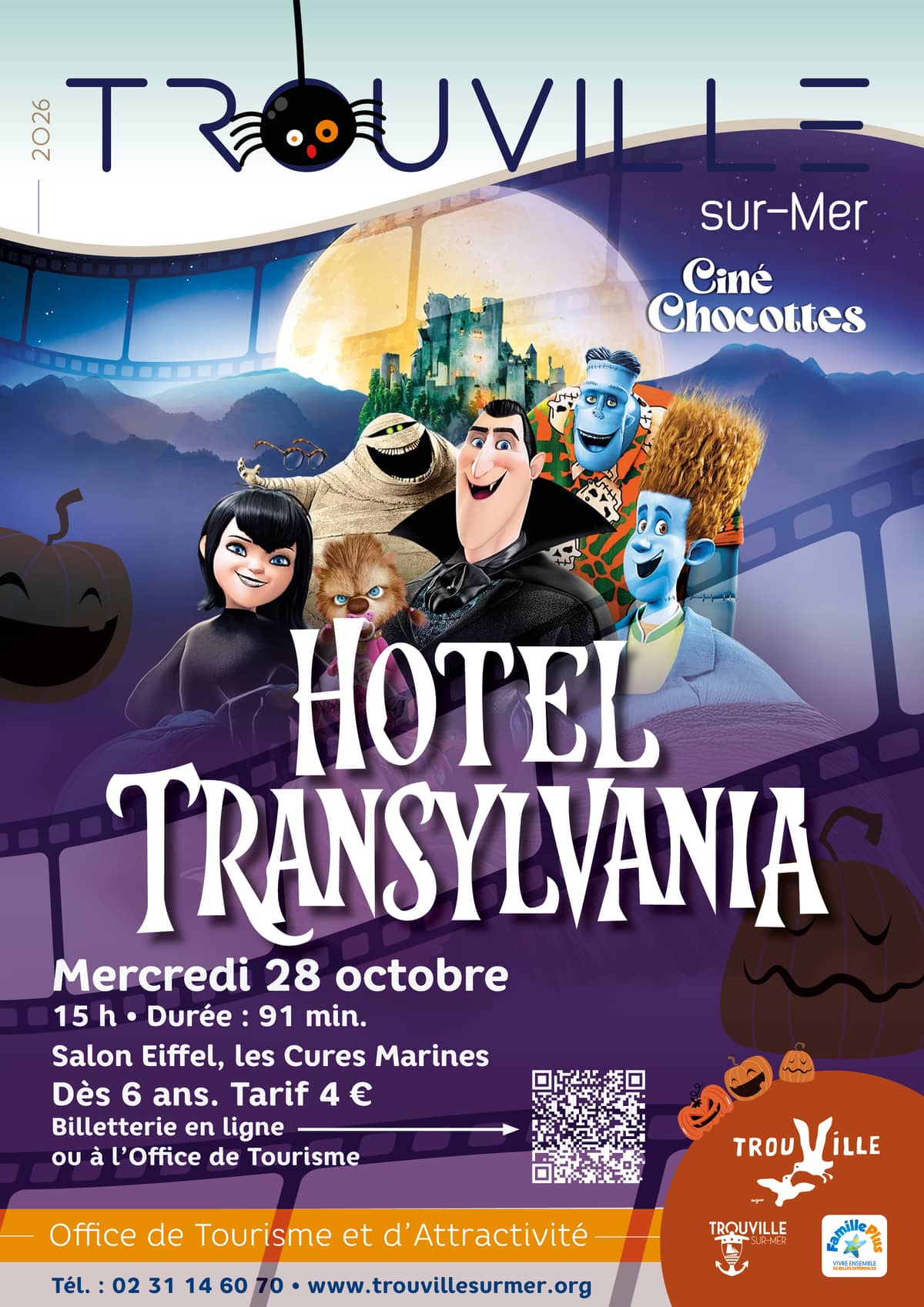 Illustration de l'événement : Ciné Chocottes — « Hôtel Transylvanie »
