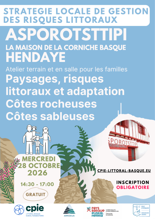Illustration de l'événement : Atelier en famille - Paysages, risques littoraux et adaptation