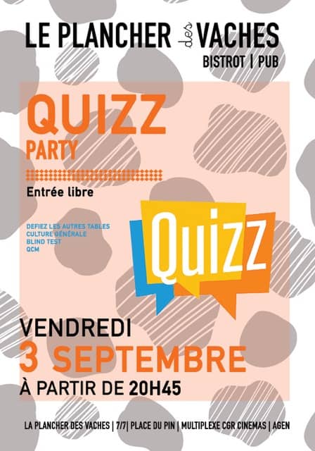 Illustration de l'événement : Quizz party