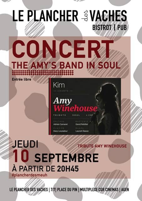 Illustration de l'événement : Concert tribute Amy WhineHouse