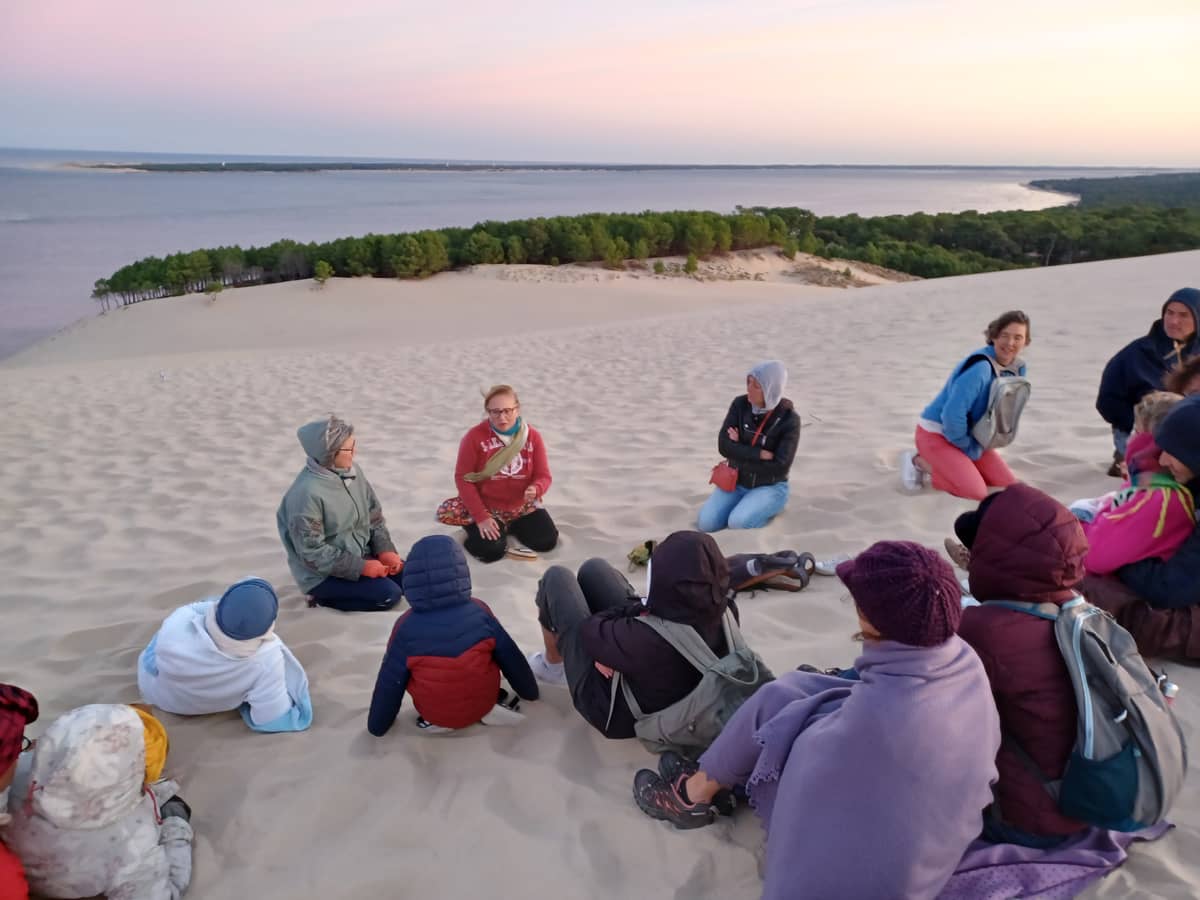 Illustration de l'événement : Balade contée en famille à la Dune du Pilat
