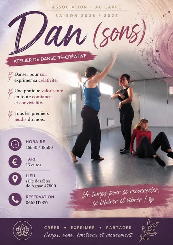 Illustration de l'événement : Dan (sons) - Atelier de danse récréative