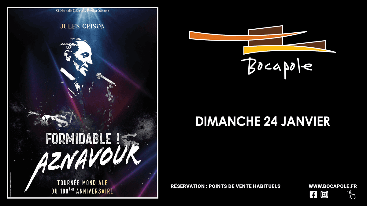 Illustration de l'événement : Spectacle - Formidable ! Aznavour