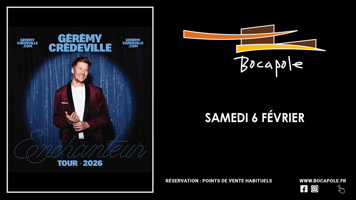 Illustration de l'événement : Spectacle - Gérémy Crédeville