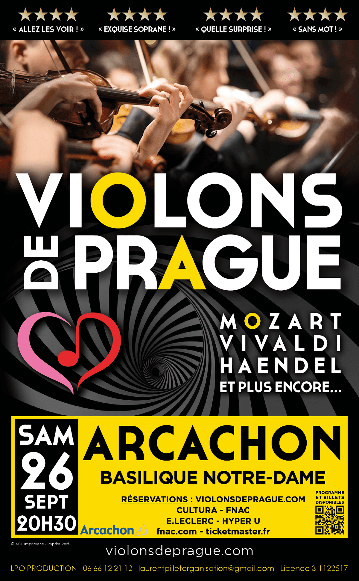 Illustration de l'événement : Violons de Prague