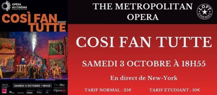 Illustration de l'événement : Cosi Fan Tutte