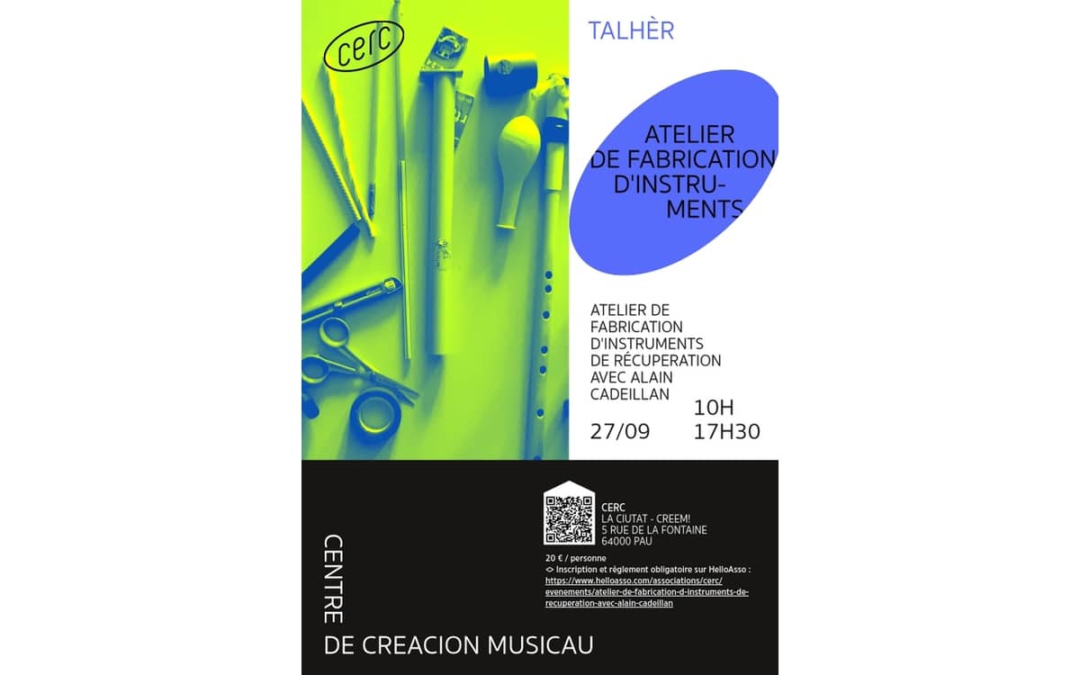 Illustration de l'événement : Atelier de fabrication d'instruments de récupération