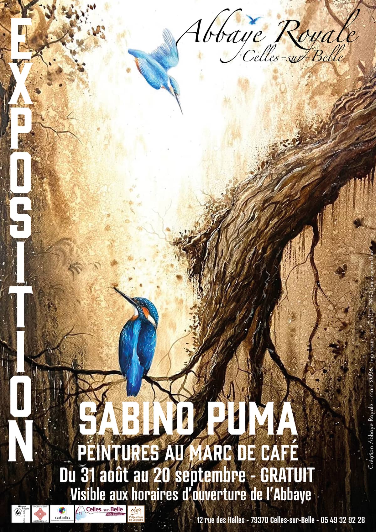 Illustration de l'événement : Exposition - Sabino Puma, peinture au marc de café