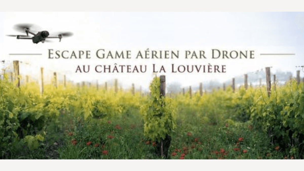 Illustration de l'événement : Escape game par drone au Château La Louvière