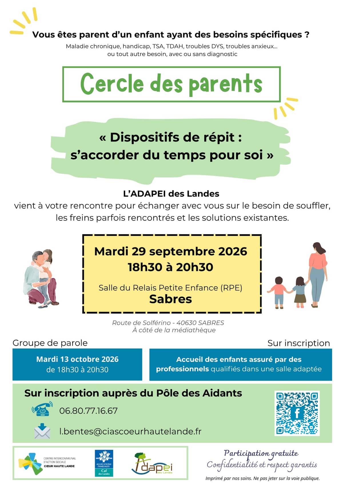 Illustration de l'événement : Cercle des parents