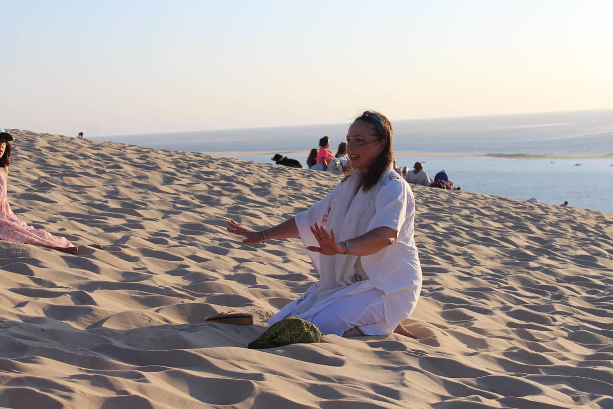 Illustration de l'événement : Balade contée au coucher du soleil à la Dune du Pilat