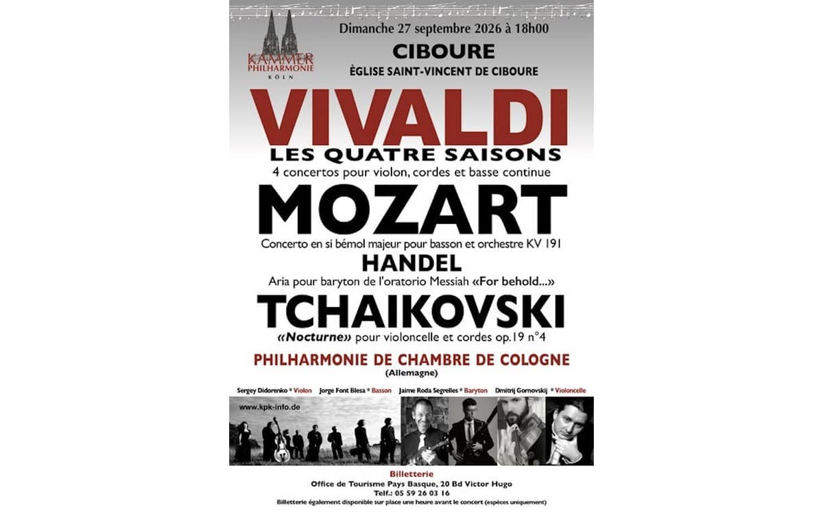 Illustration de l'événement : Concert de la Chambre Philharmonique de Cologne
