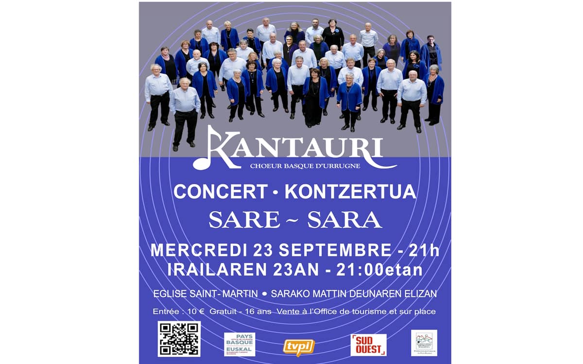 Illustration de l'événement : Concert de la chorale Kantauri Abesbatza
