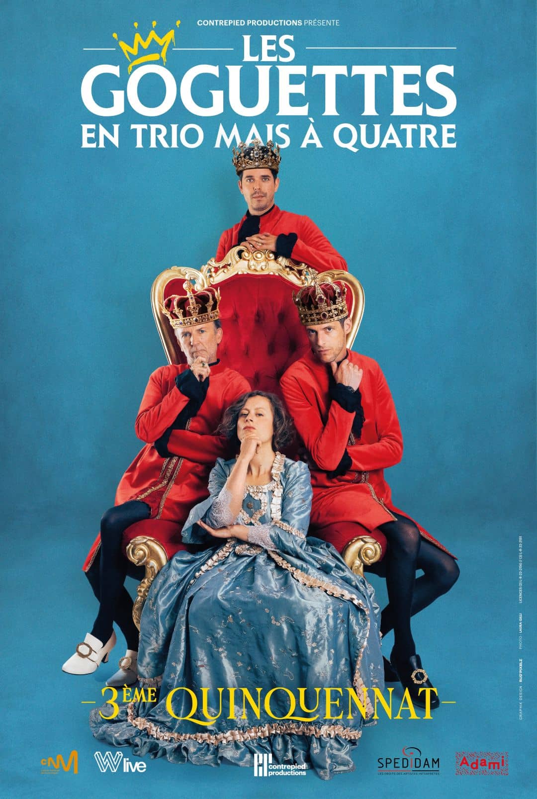 Illustration de l'événement : Les Goguettes - "En trio mais à quatre"