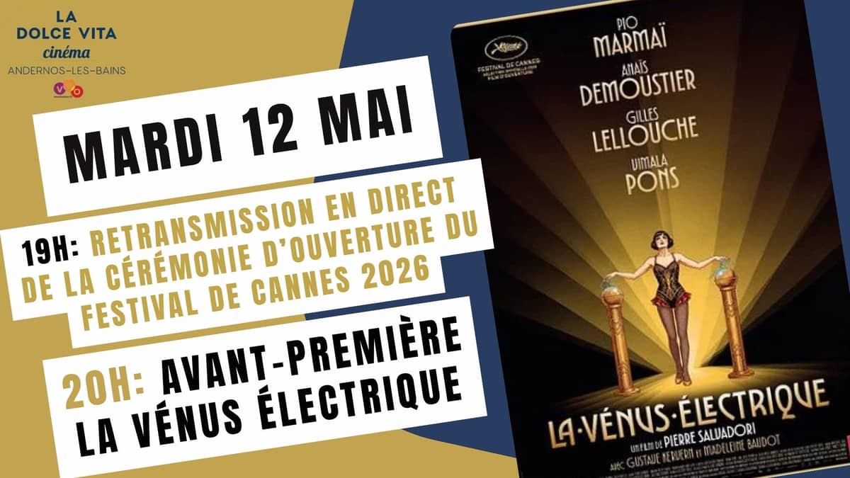 Illustration de l'événement : Cérémonie d'ouverture du 79ème Festival de Cannes au cinéma La Dolce Vita