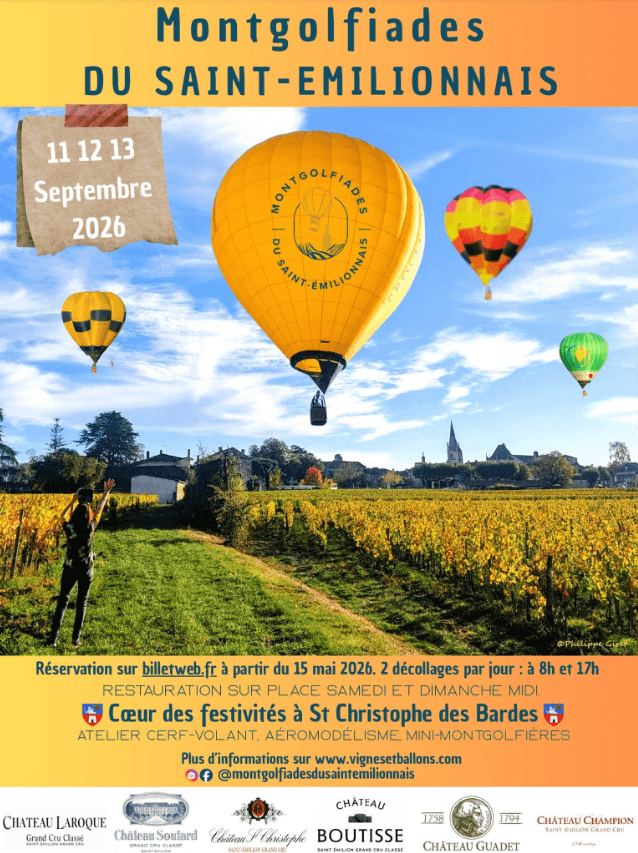 Illustration de l'événement : Montgolfiades du Saint-Emilionnais
