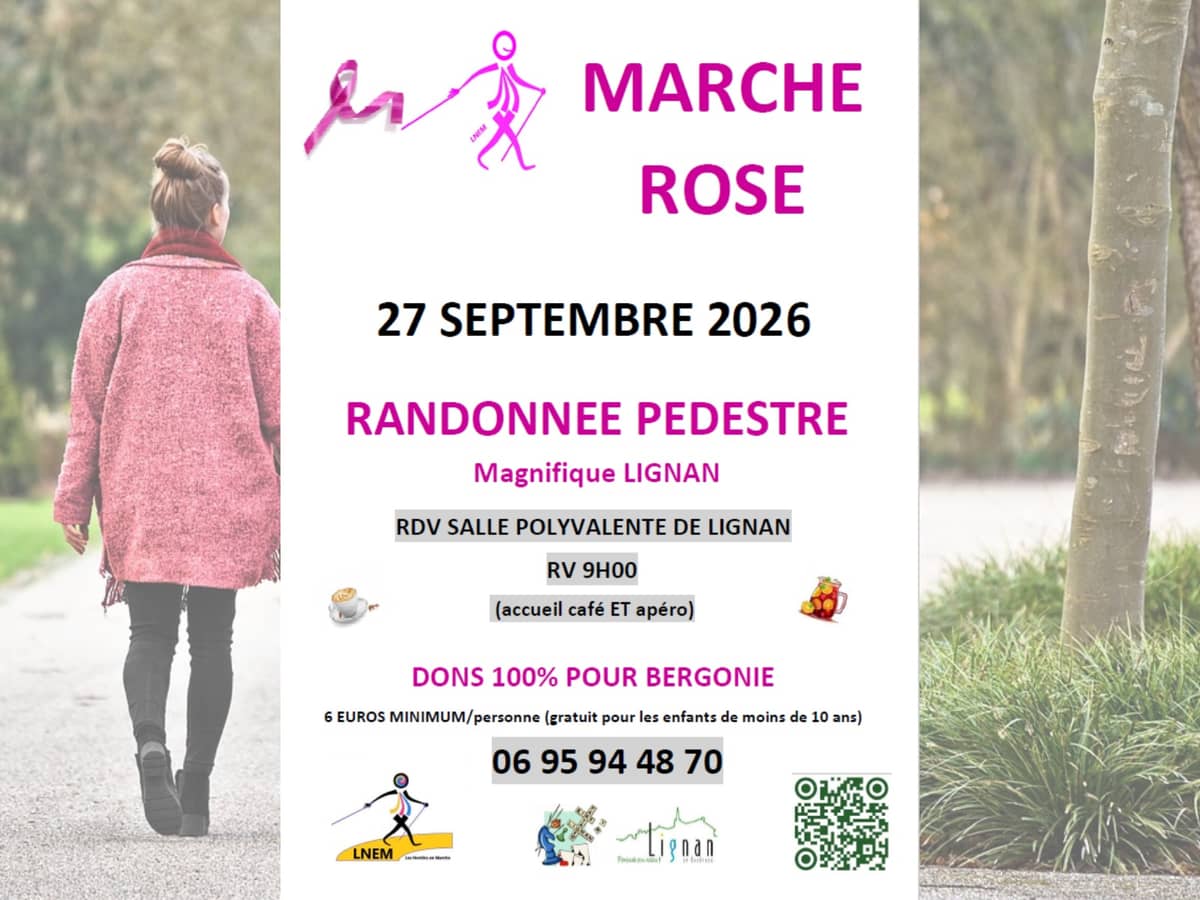 Illustration de l'événement : Marche Rose de Lignan-de-Bordeaux
