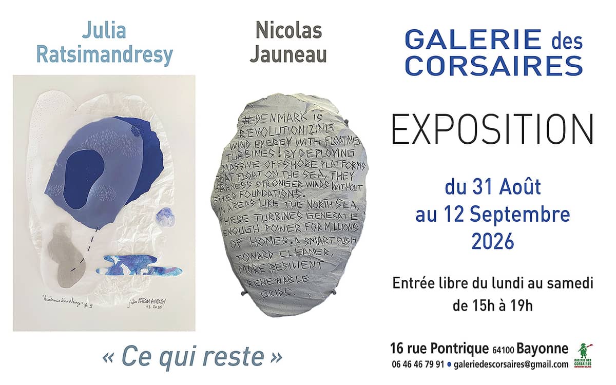 Illustration de l'événement : « Ce qui reste » Julia Ratsimandresy et Nicolas Jauneau