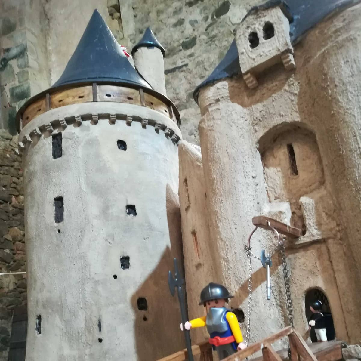 Illustration de l'événement : Château de Saint Mesmin - Sacrés chantiers, façon Playmobil®