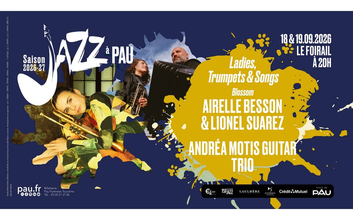 Illustration de l'événement : Saison de "Jazz à Pau" : Airelle Besson & Lionel Suarez Duo - Blossom & Andrea Motis