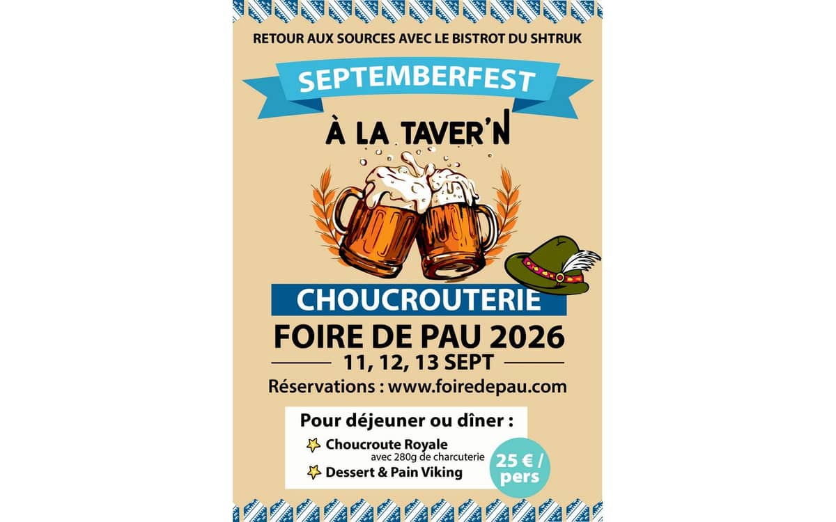 Illustration de l'événement : Foire de Pau: "Septemberfest"