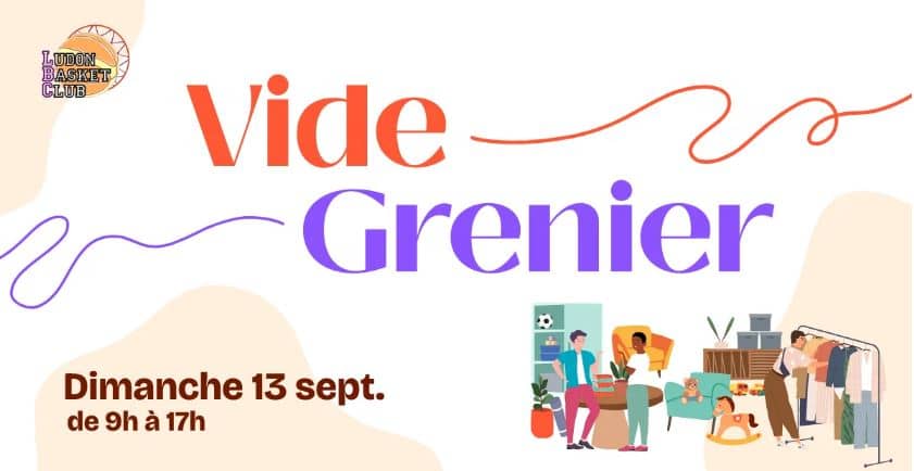Illustration de l'événement : Vide grenier à Ludon-Médoc
