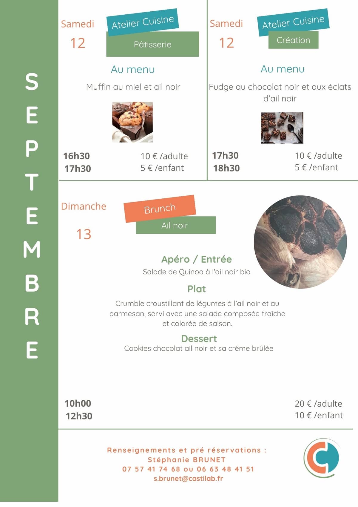Illustration de l'événement : Ateliers culinaires Bio d'Ici