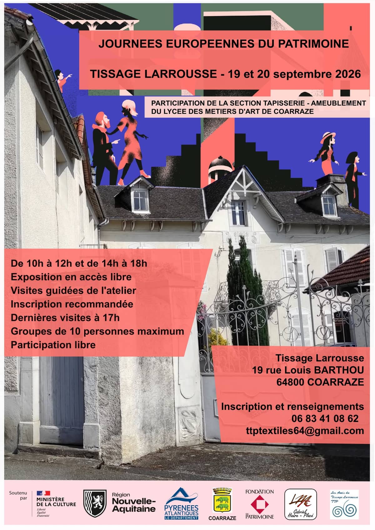 Illustration de l'événement : Journées Européennes du Patrimoine - Tissage Larrousse
