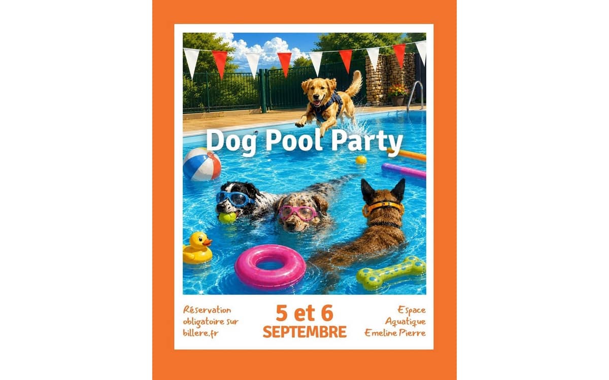 Illustration de l'événement : Dog Pool Party