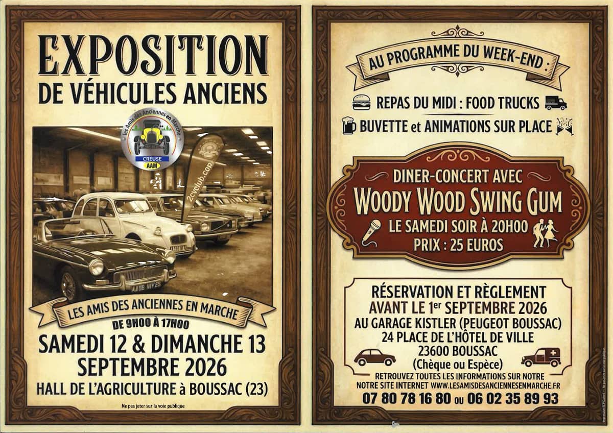 Illustration de l'événement : Exposition de véhicules anciens